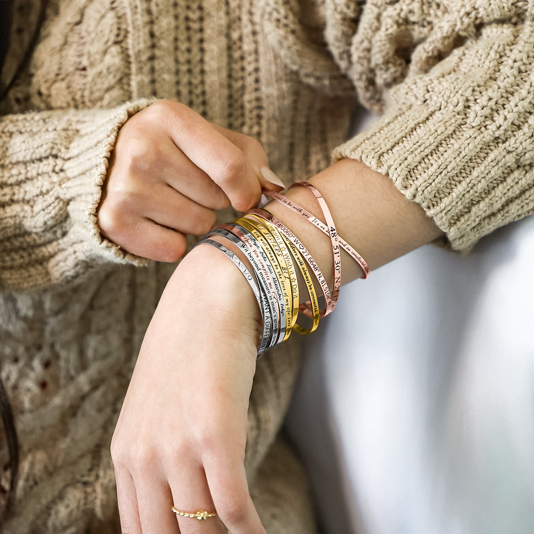 The Name Cuff Bracelet You Wear for Yourself