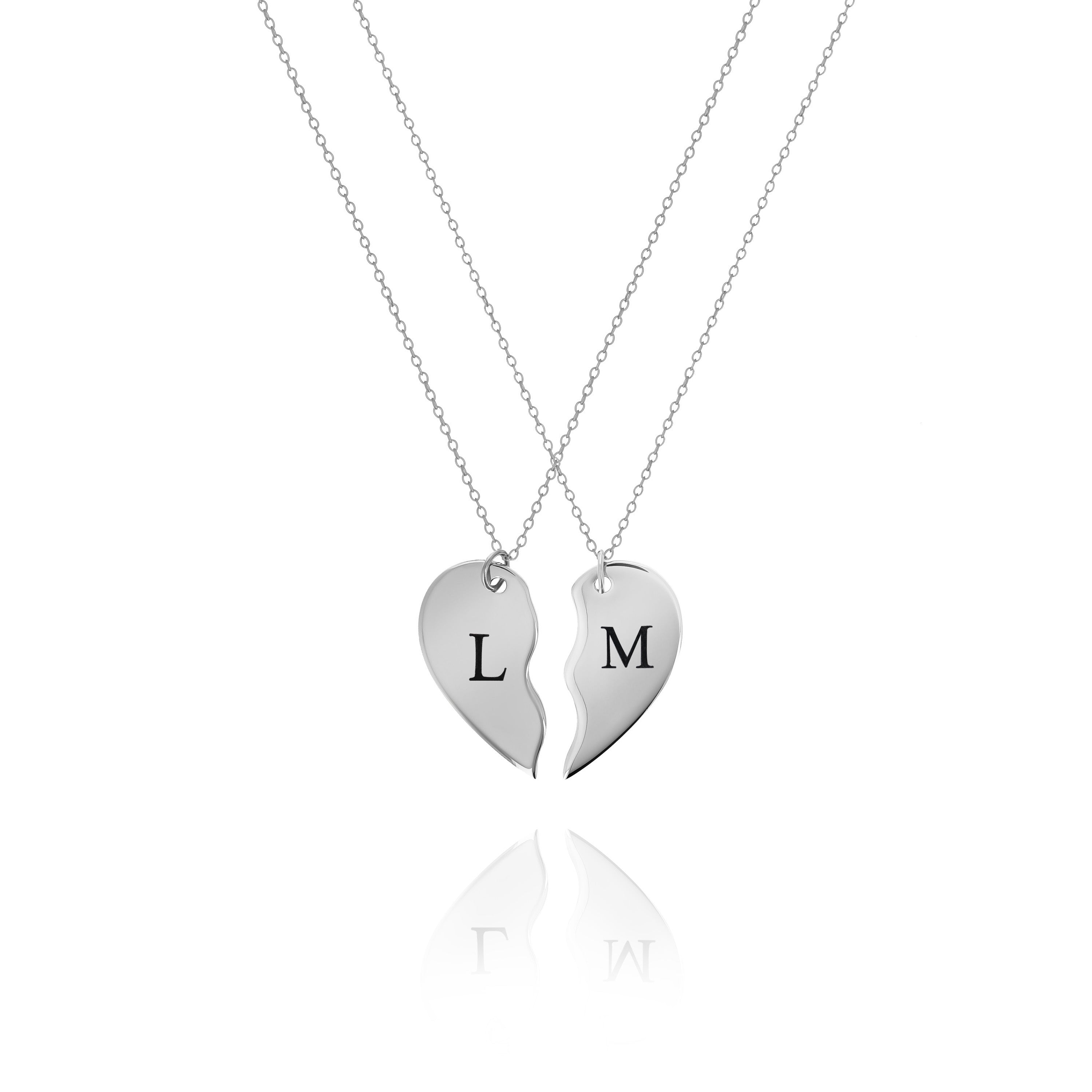 Personalized Heart Necklaces