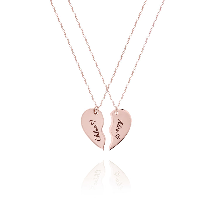 Personalized Heart Necklaces