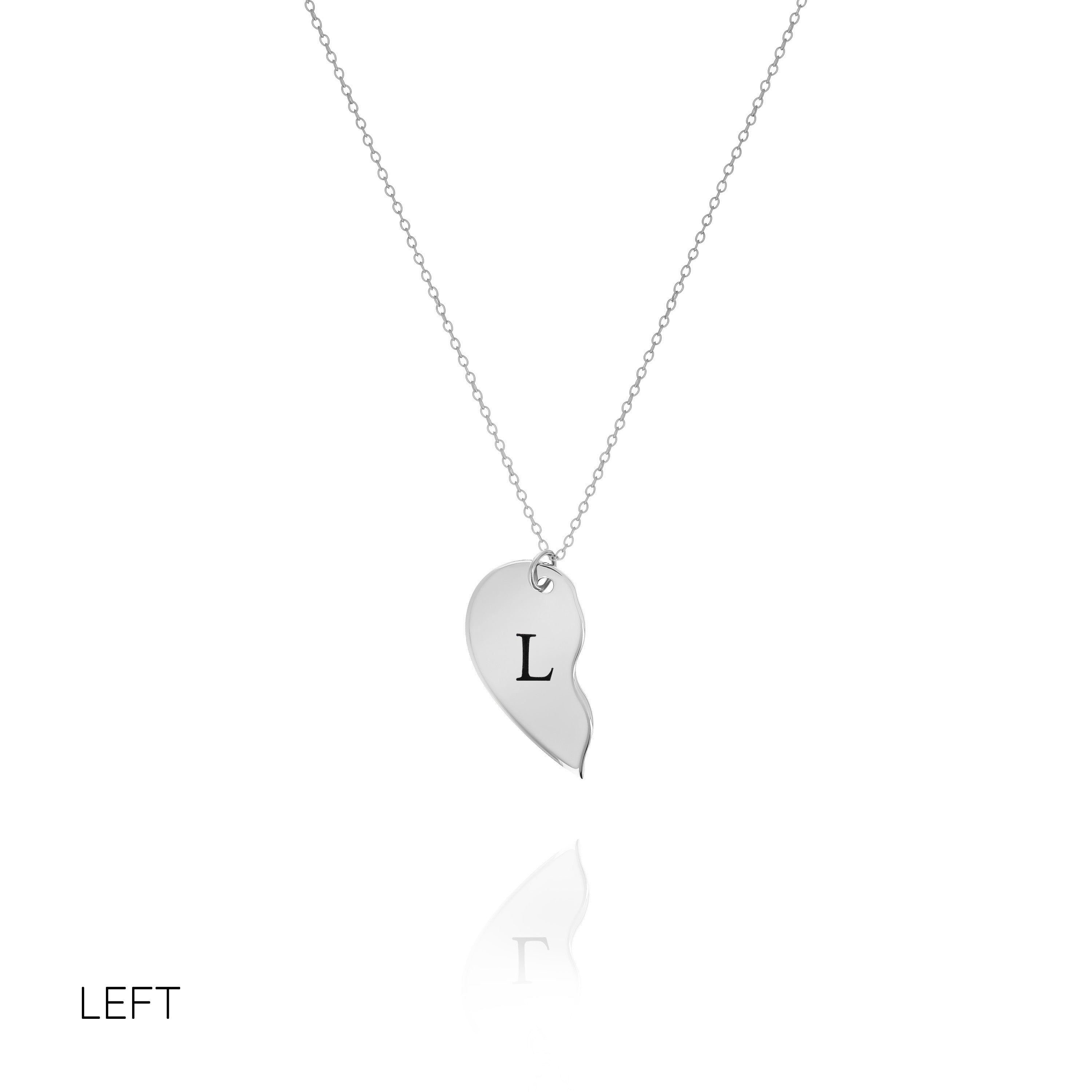Personalized Heart Necklaces