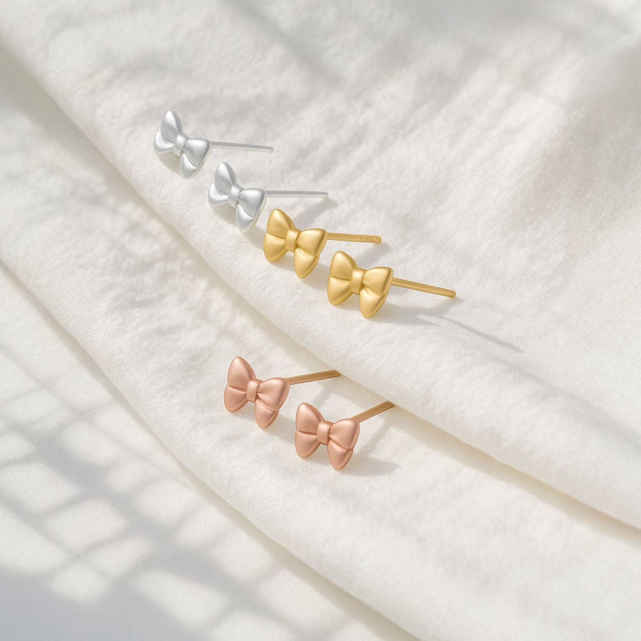 Coquette Bow Stud Earrings- S138