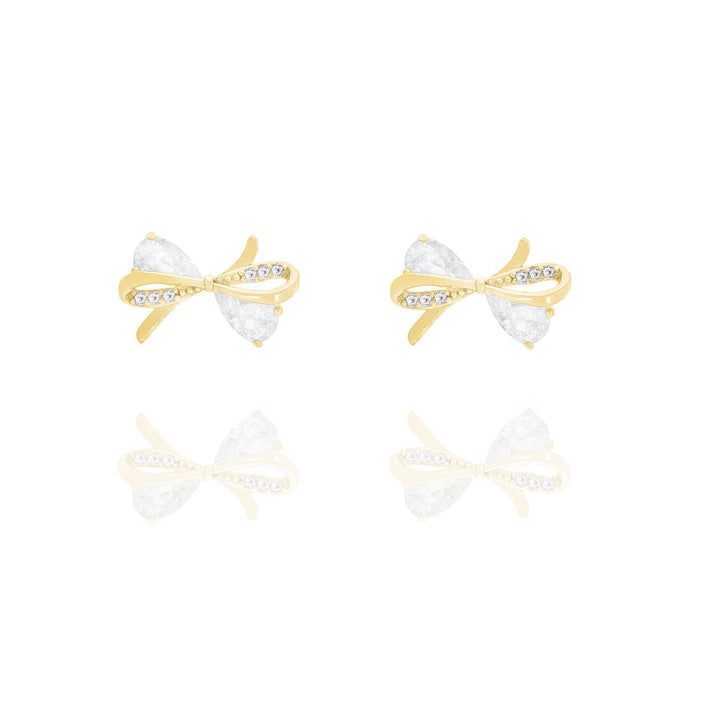 Dainty Bow Stud Earrings- S124