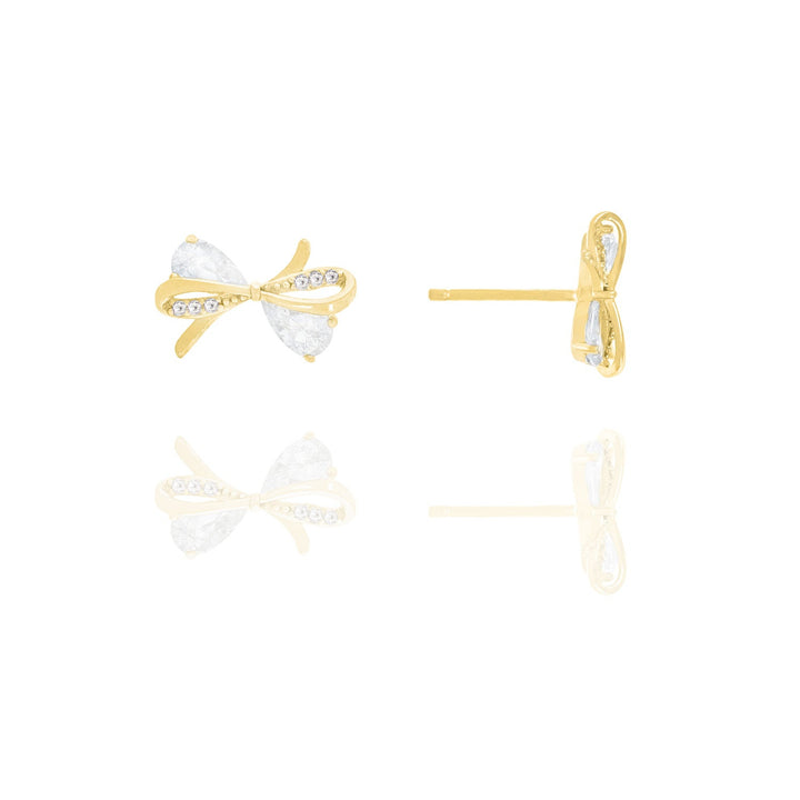 Dainty Bow Stud Earrings- S124