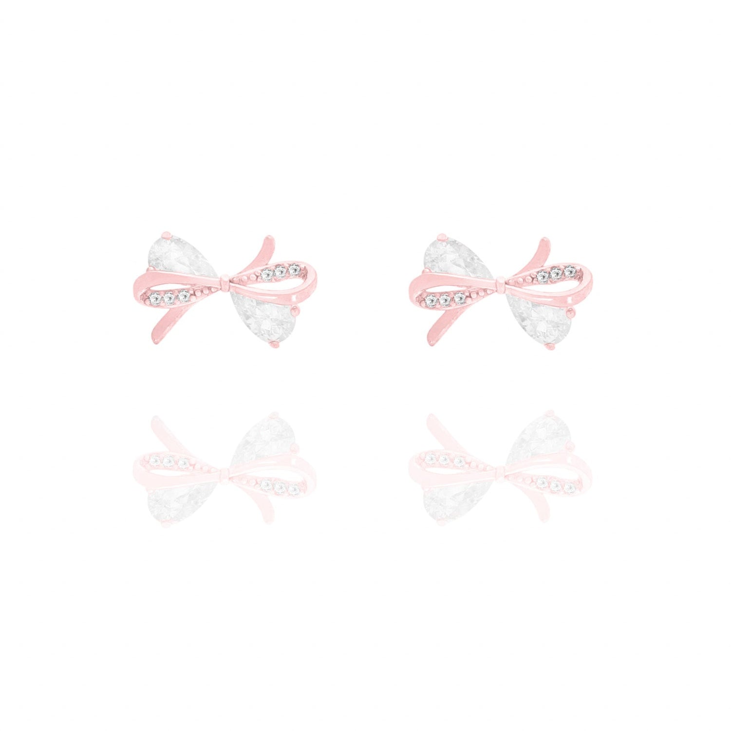 Dainty Bow Stud Earrings- S124