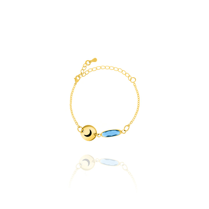 Personalized Birthstone & Initial Bracelet – Custom Friendship & Sisterhood Jewelry