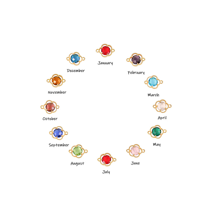 Personalized Birthstone & Initial Bracelet