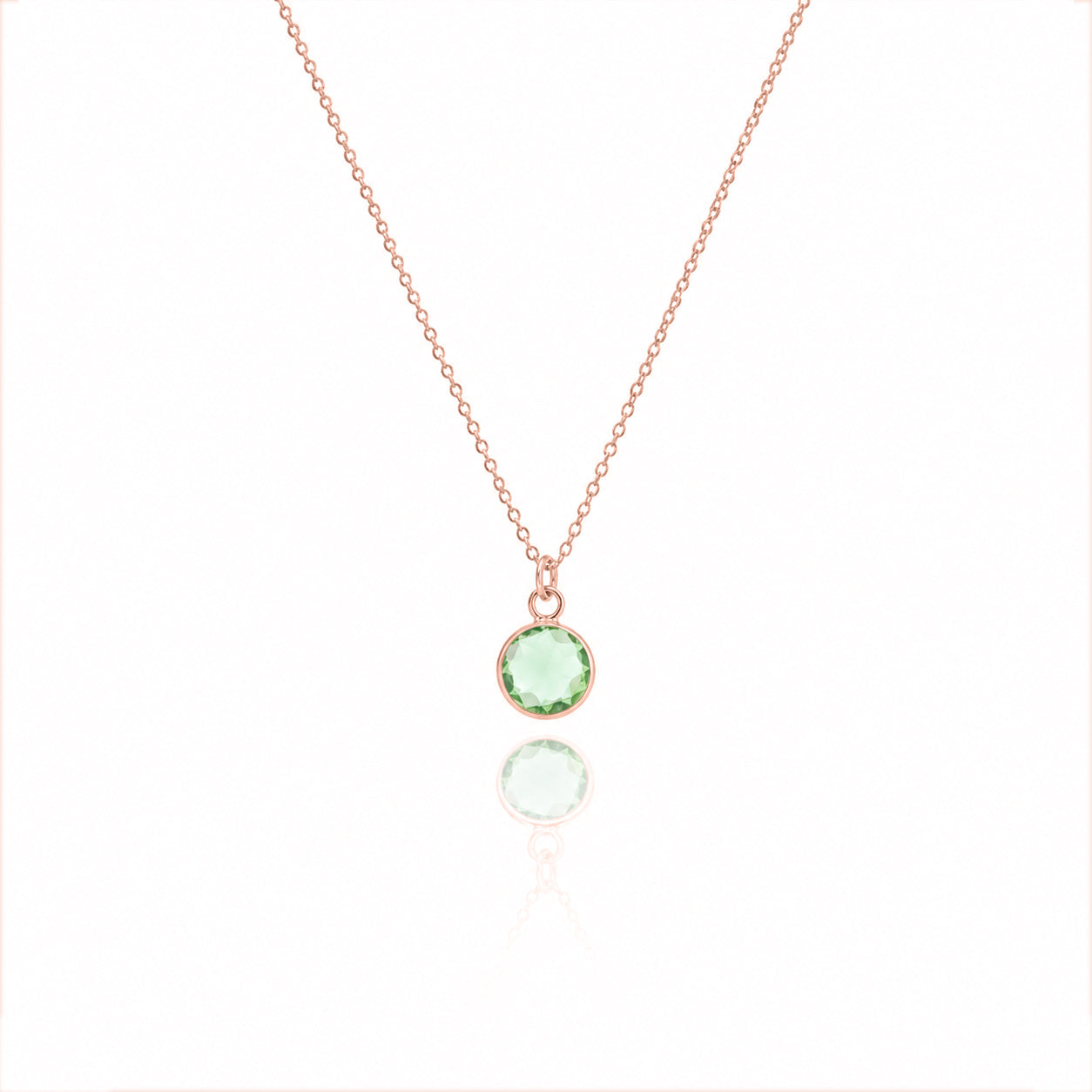 Birthstone Necklace – Dainty Minimalist Jewelry Gift for Her