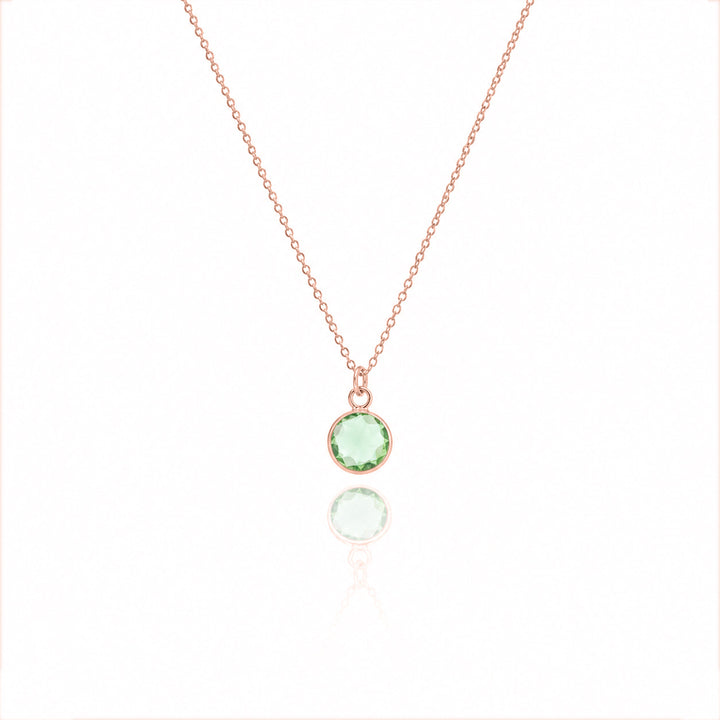 Birthstone Necklace – Dainty Minimalist Jewelry Gift for Her