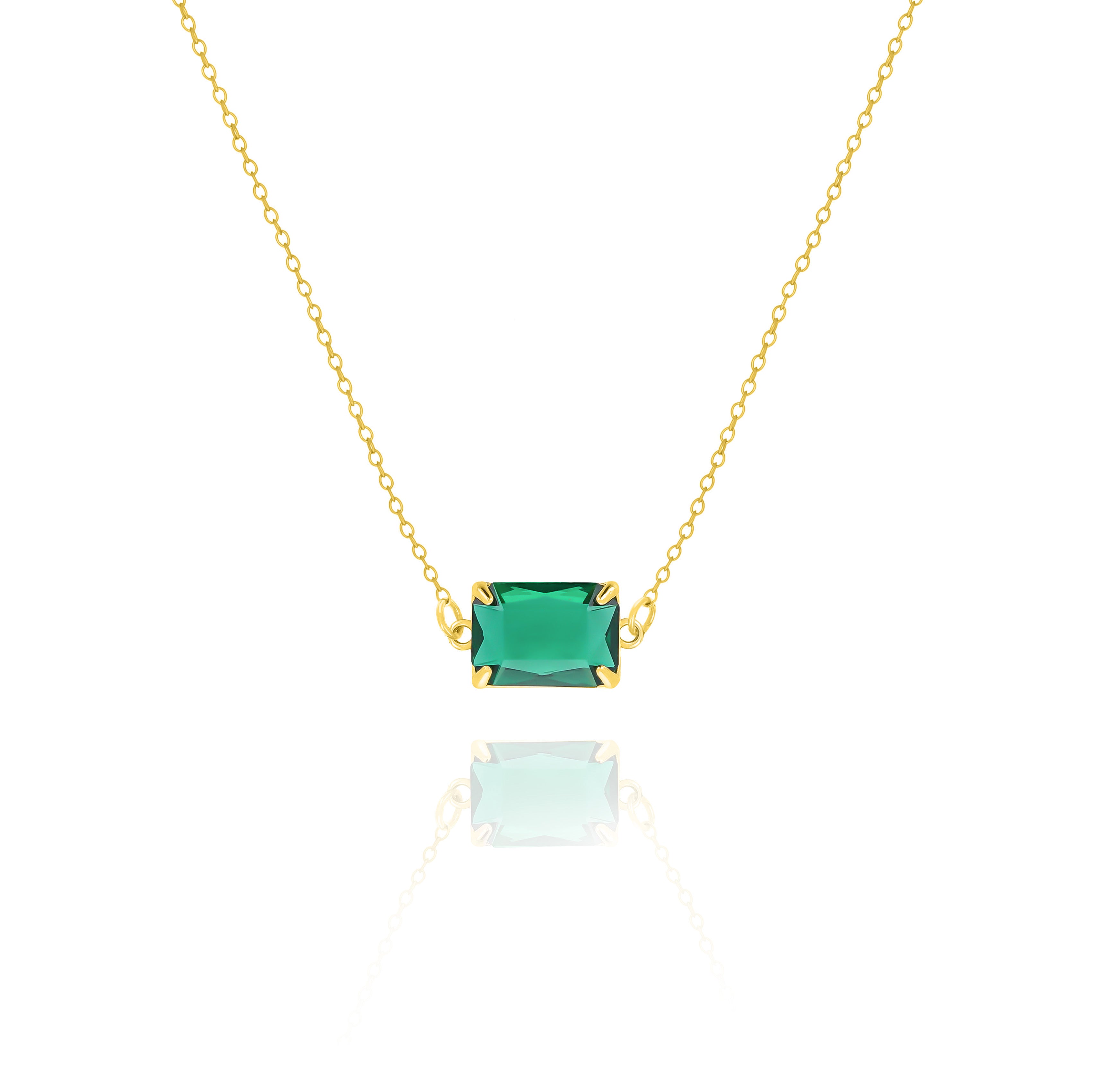 Chunky Custom Necklace with Birthstone