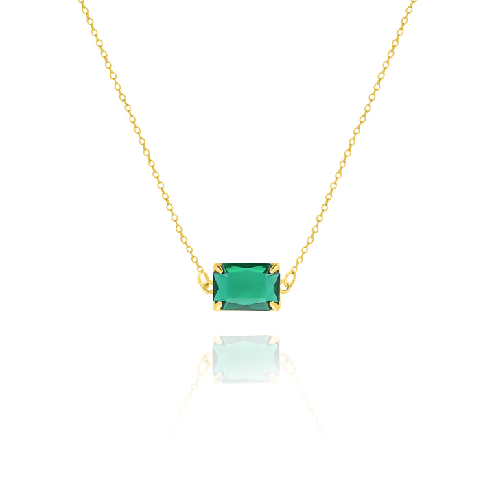 Chunky Custom Necklace with Birthstone