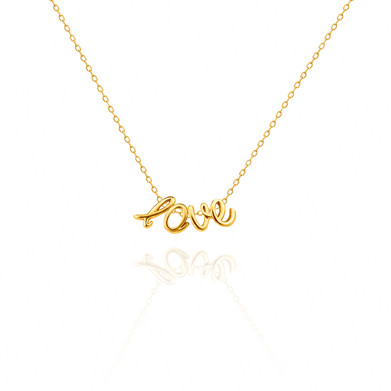 Cursive Initial Necklace .925 Sterling Silver