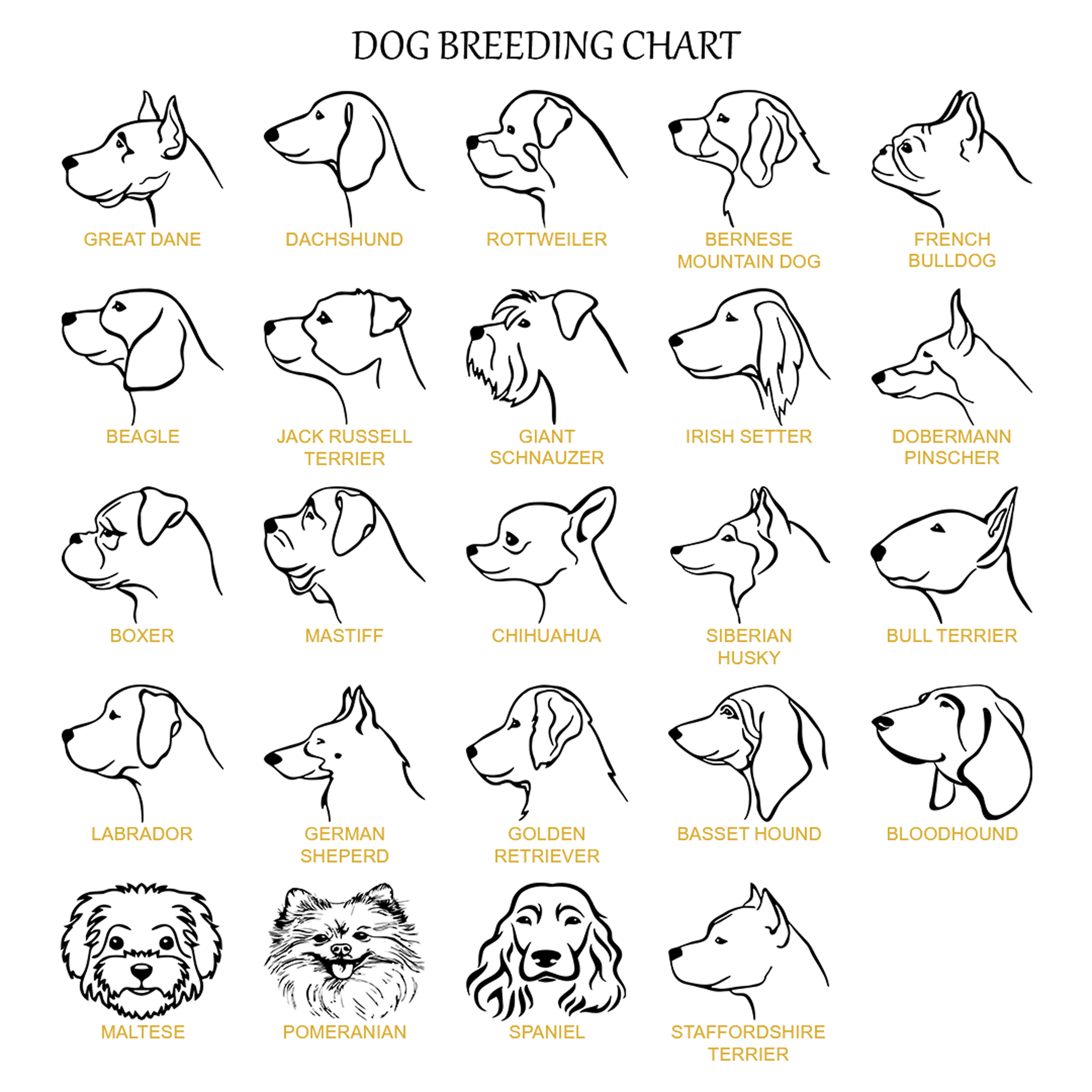 Dog Breed Necklace – Personalized Pet Silhouette Jewelry Gift