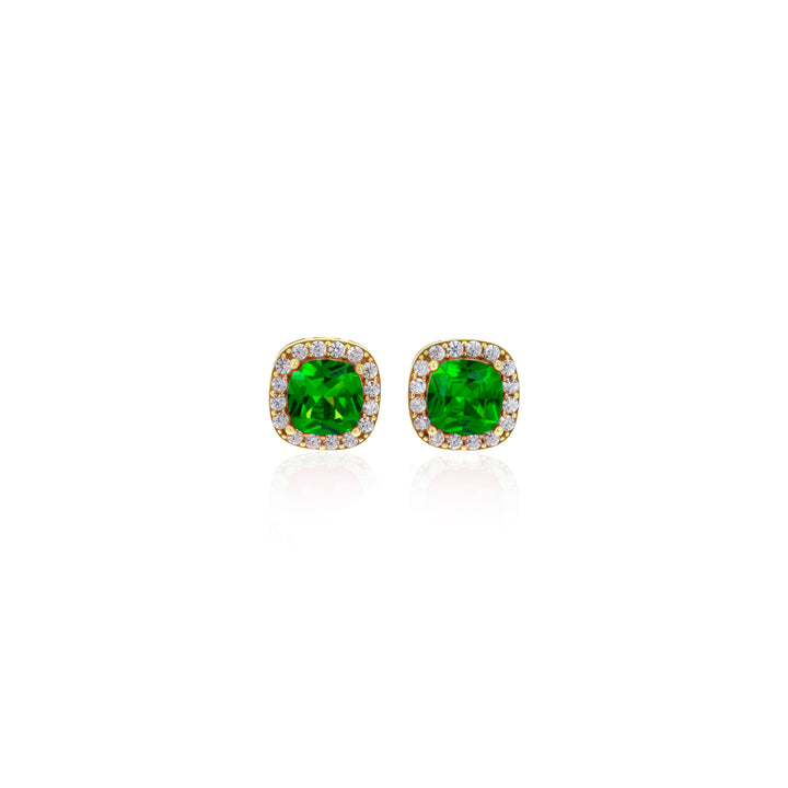Square Birthstone Stud Earrings- ER8