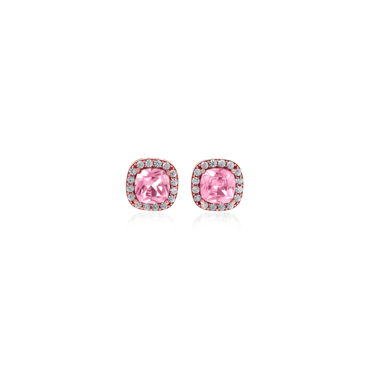 Square Birthstone Stud Earrings- ER8