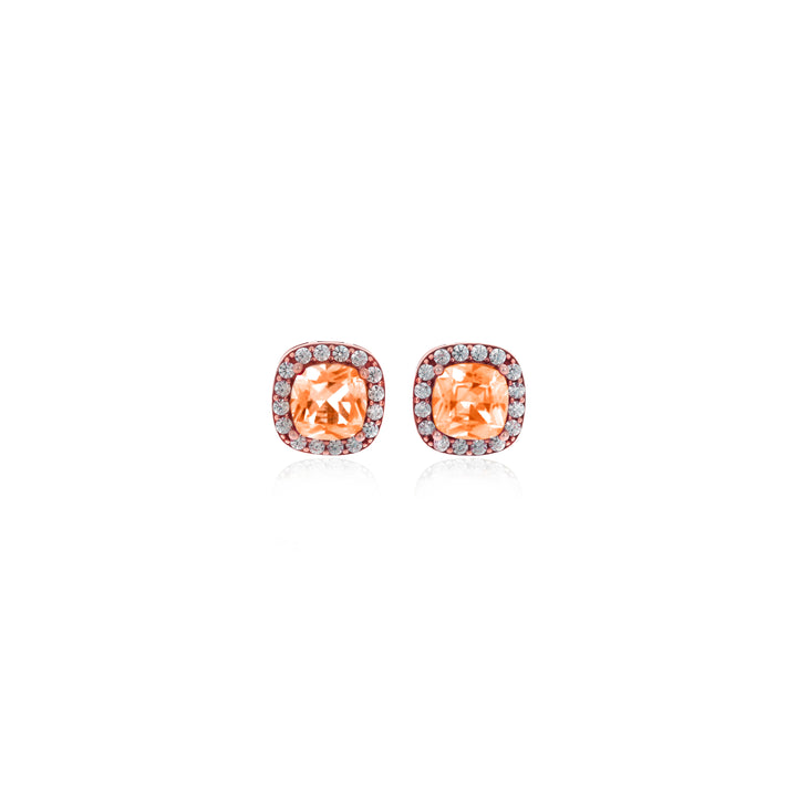 Square Birthstone Stud Earrings- ER8