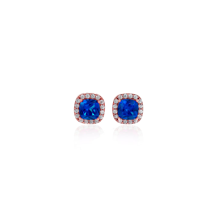 Square Birthstone Stud Earrings- ER8