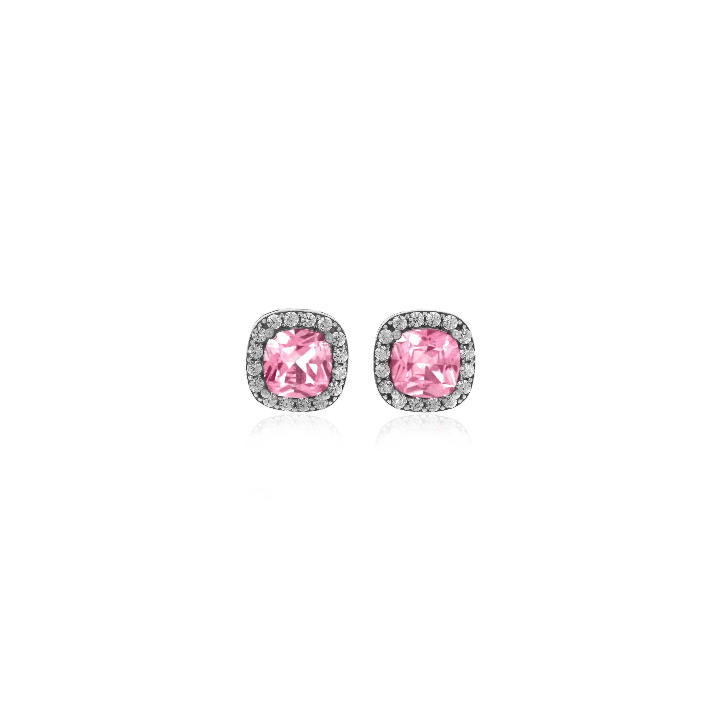 Square Birthstone Stud Earrings- ER8