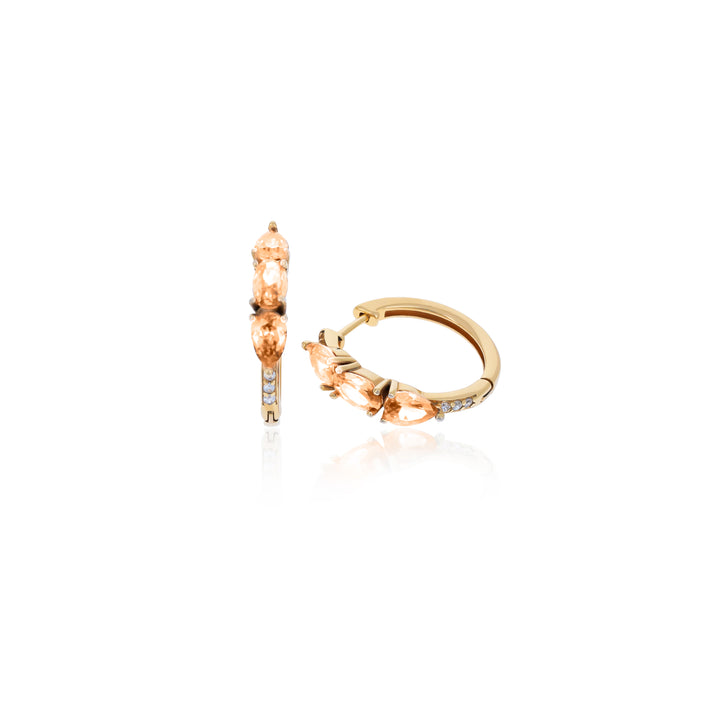 Hoop Birthstone Earrings- ER02