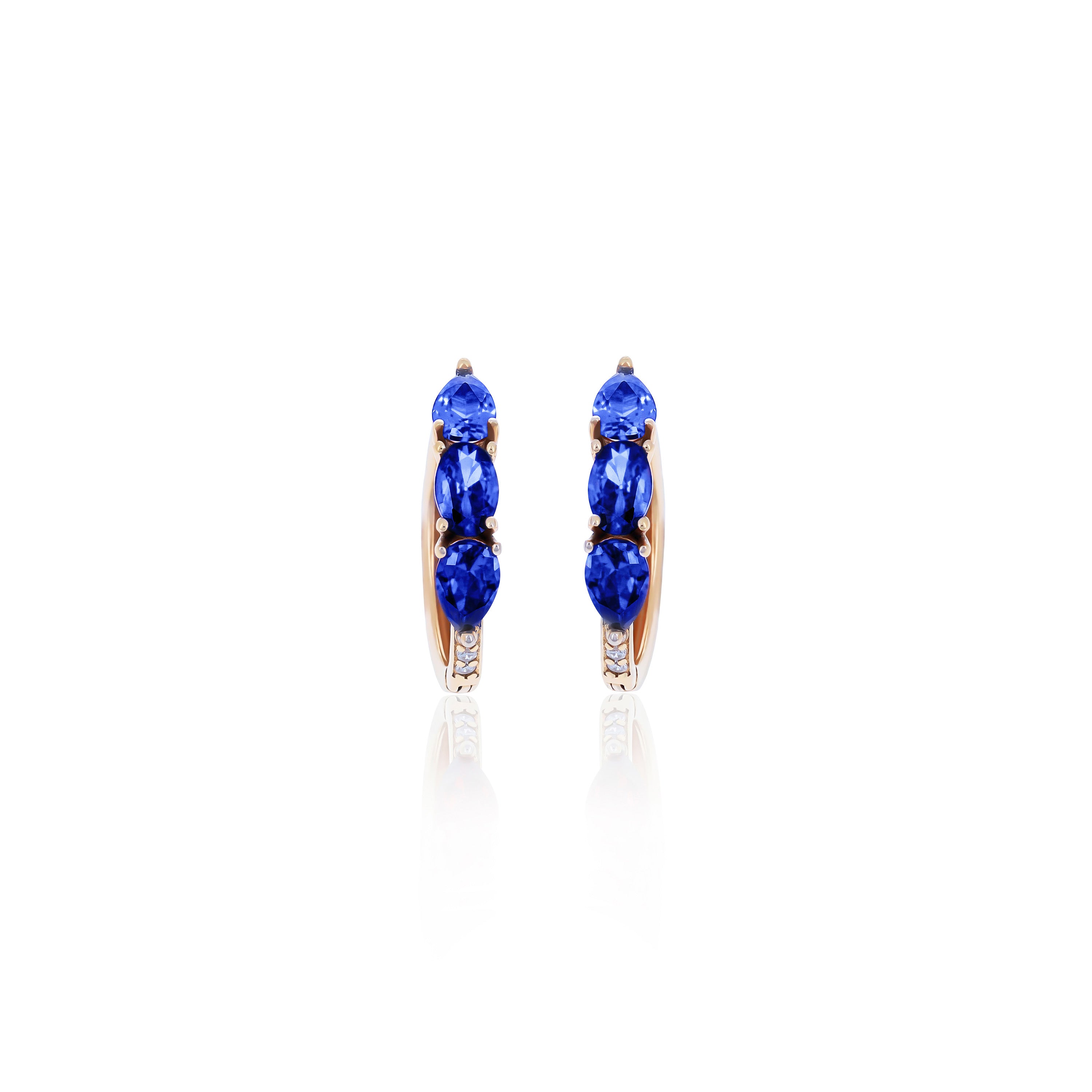 Hoop Birthstone Earrings- ER02