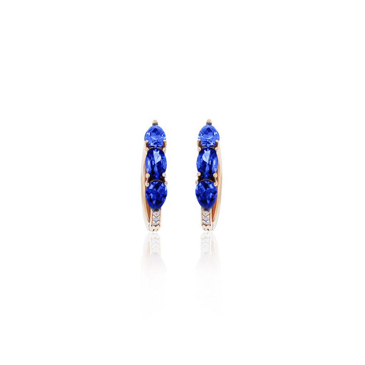 Hoop Birthstone Earrings- ER02