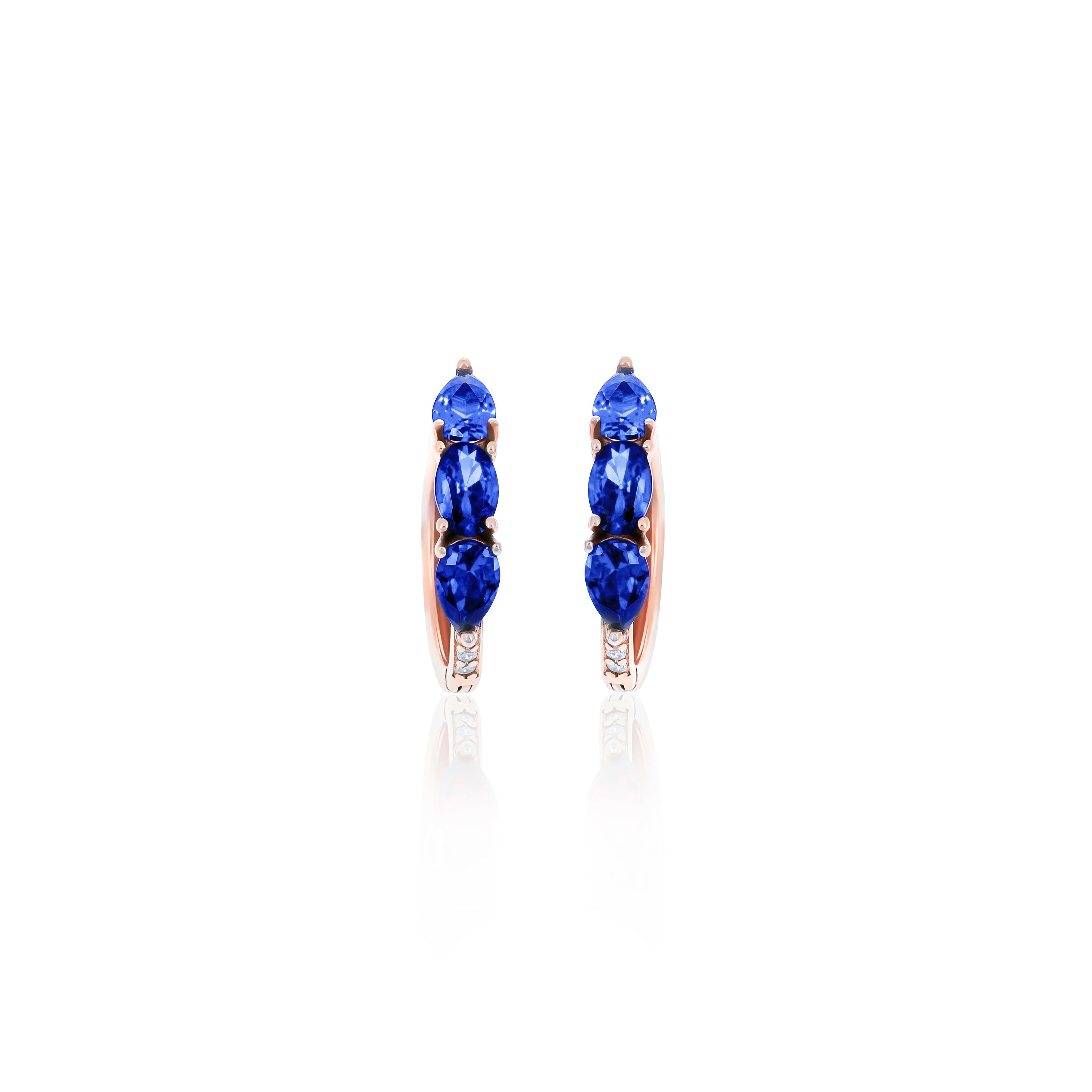 Hoop Birthstone Earrings- ER02