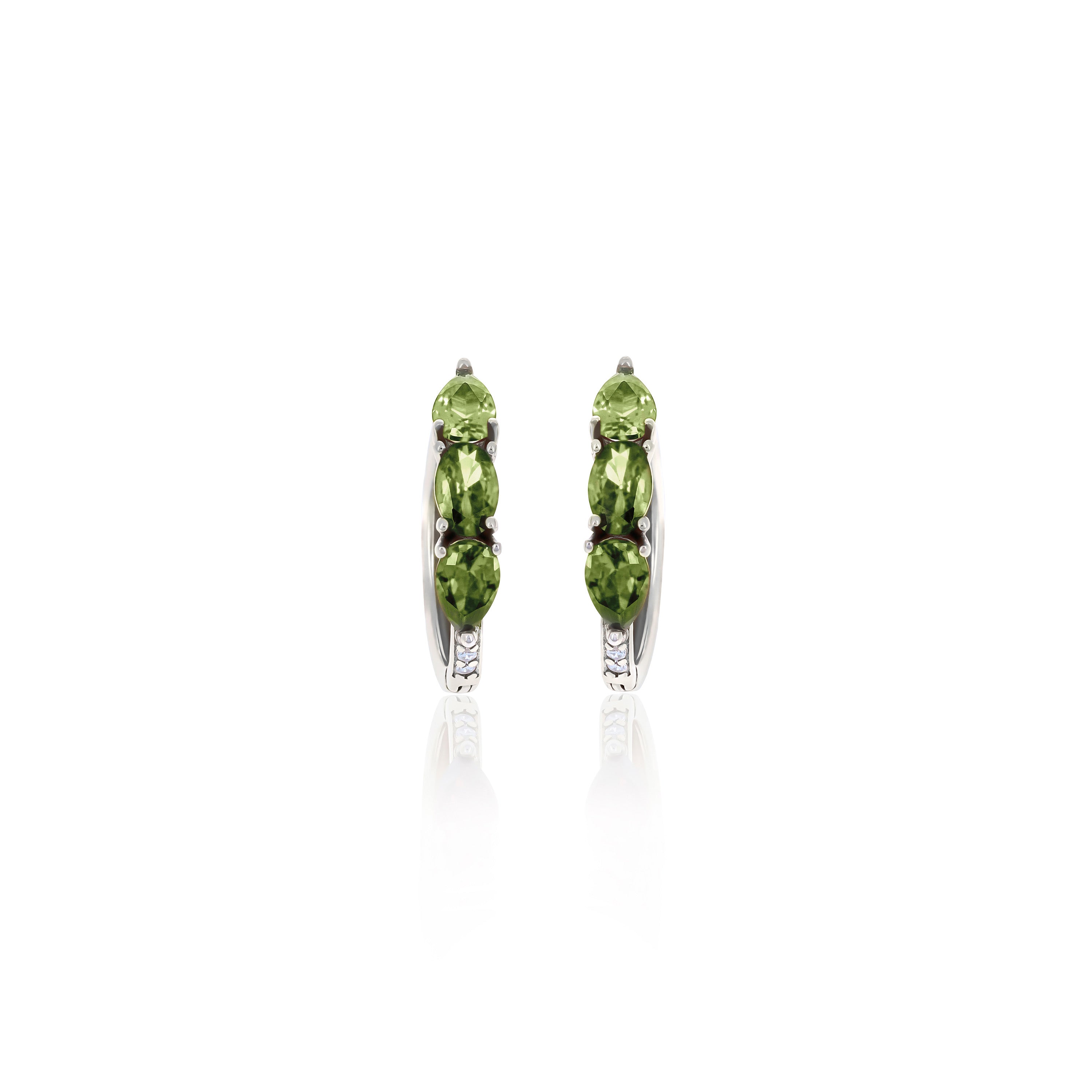 Hoop Birthstone Earrings- ER02