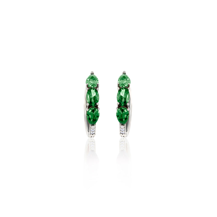 Hoop Birthstone Earrings- ER02