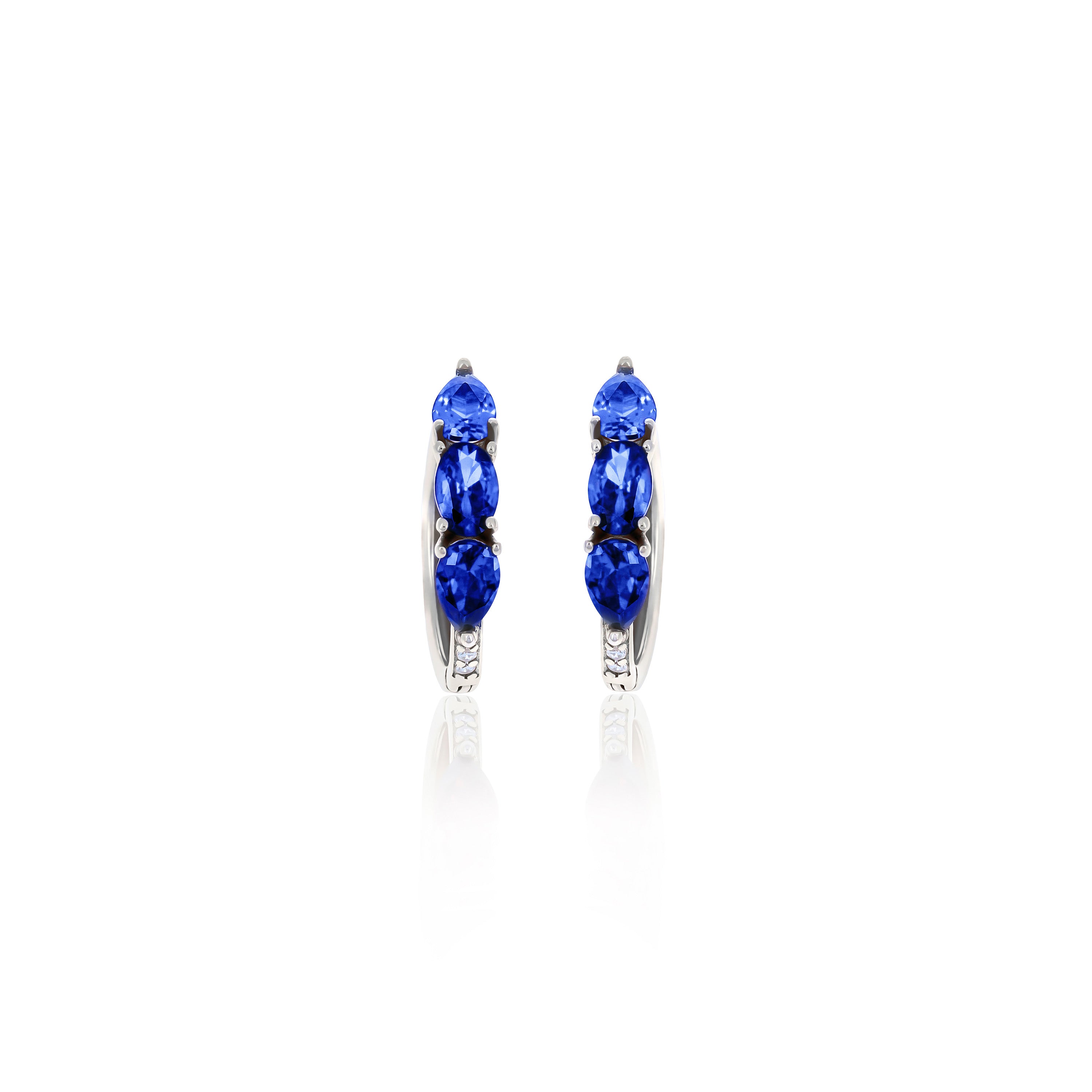 Hoop Birthstone Earrings- ER02