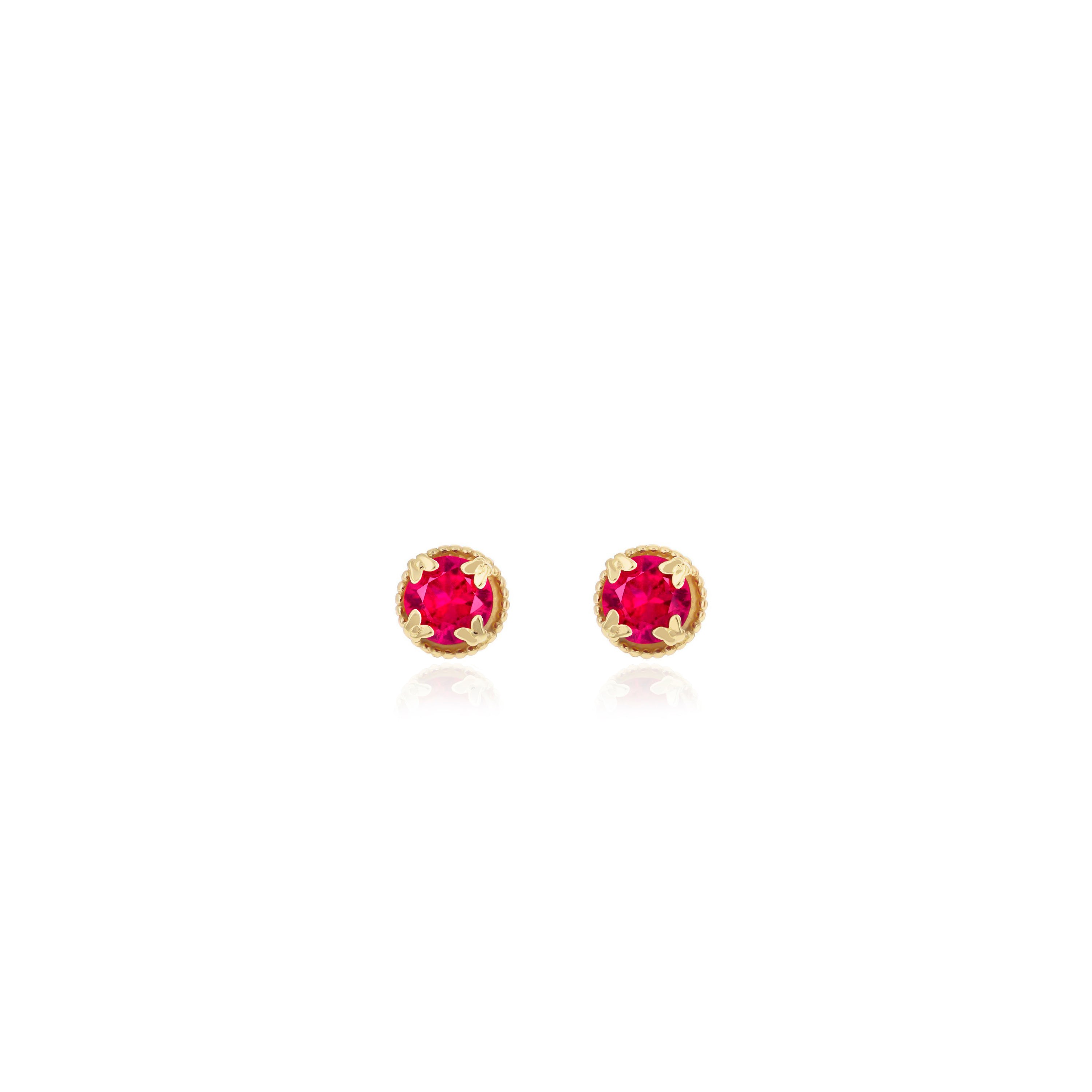 Butterfly Birthstone Stud Earrings- ER11