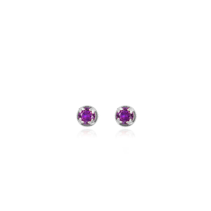Butterfly Birthstone Stud Earrings- ER11