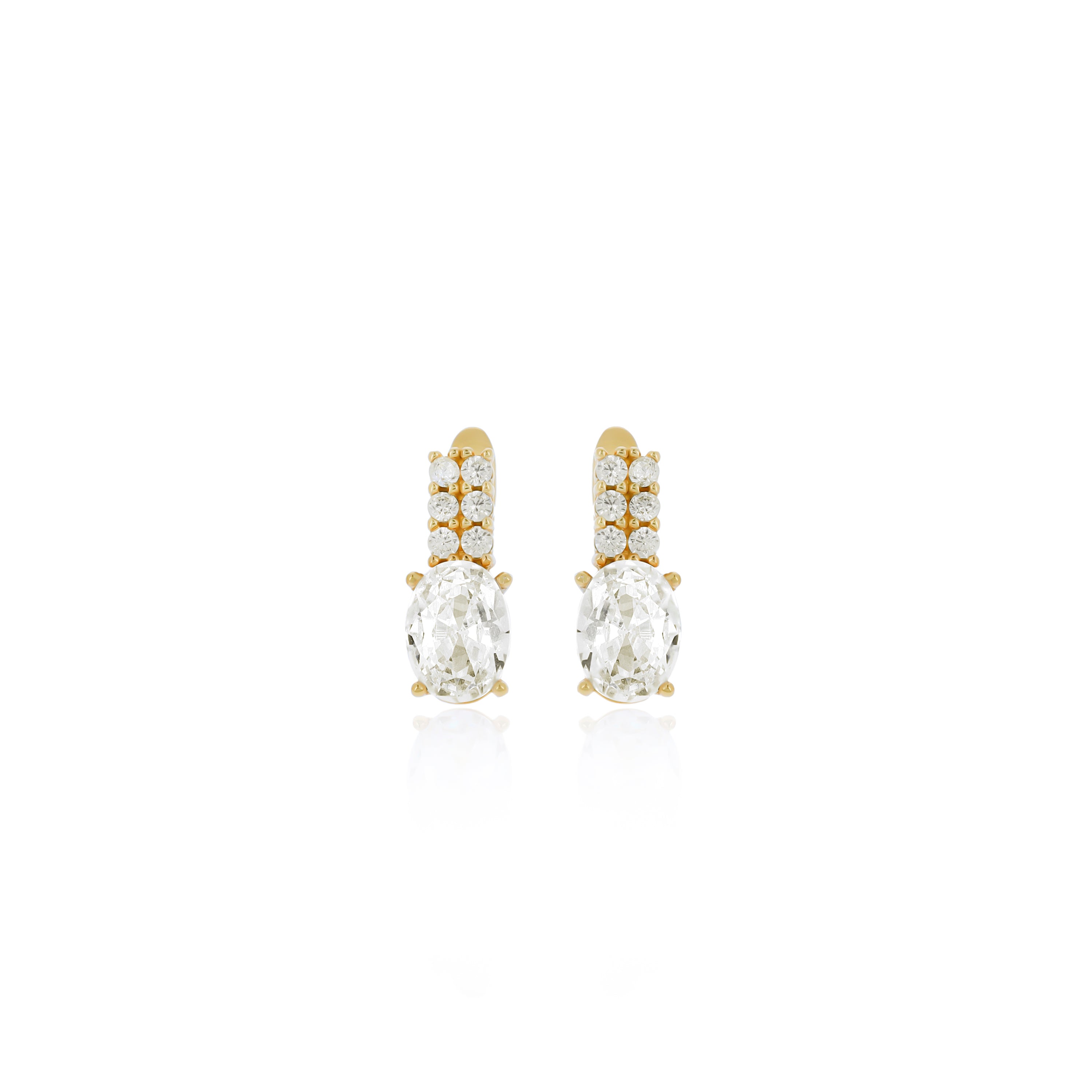 Women Personalized Sterling Silver Birthstone Earrings- ER19