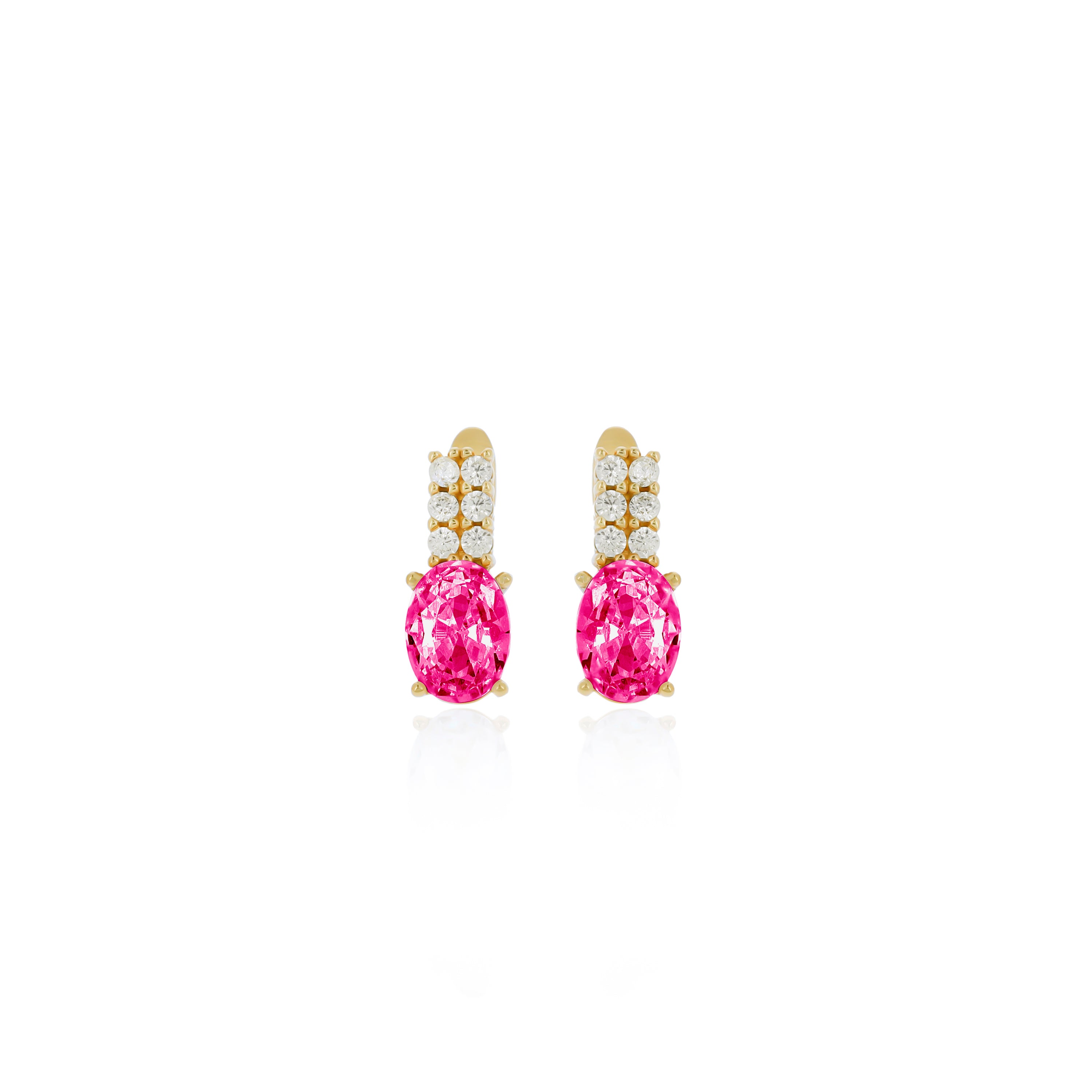 Women Personalized Sterling Silver Birthstone Earrings- ER19
