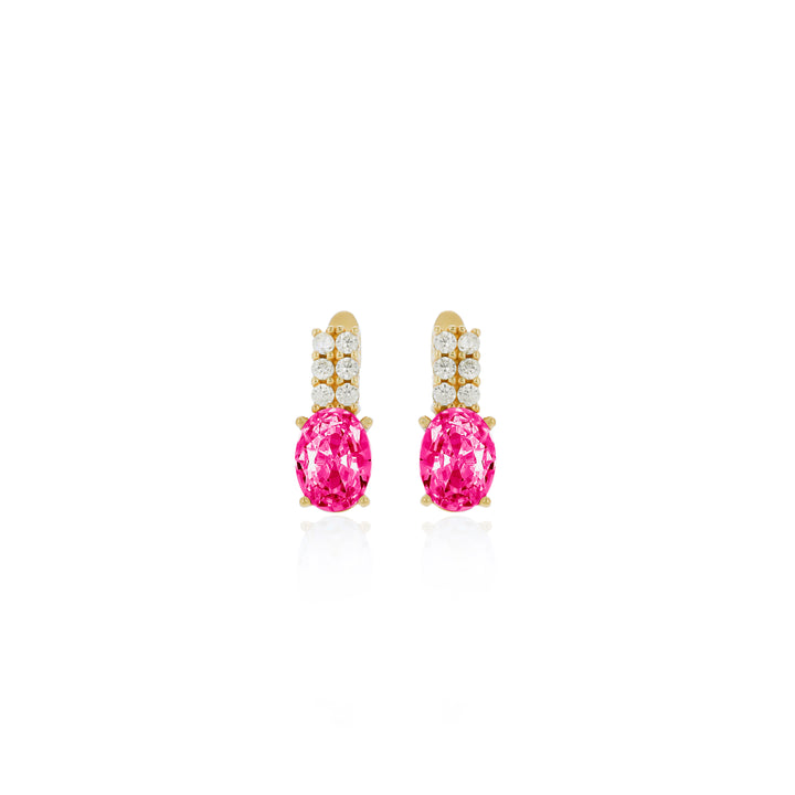 Women Personalized Sterling Silver Birthstone Earrings- ER19