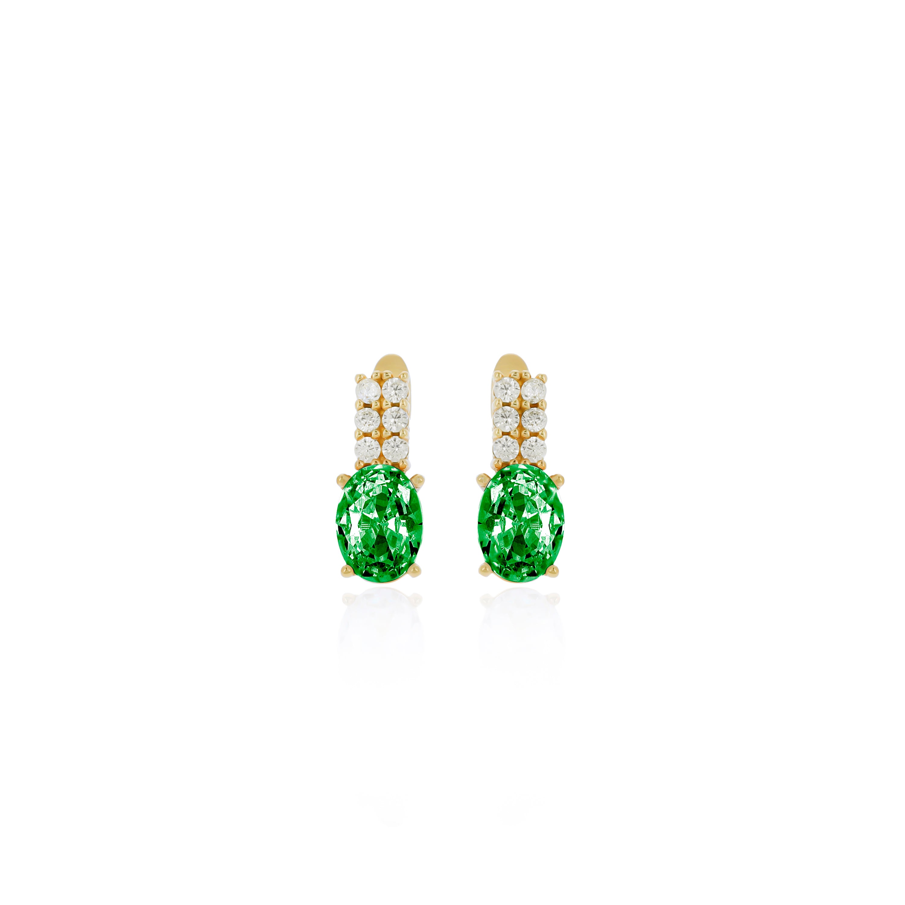 Women Personalized Sterling Silver Birthstone Earrings- ER19