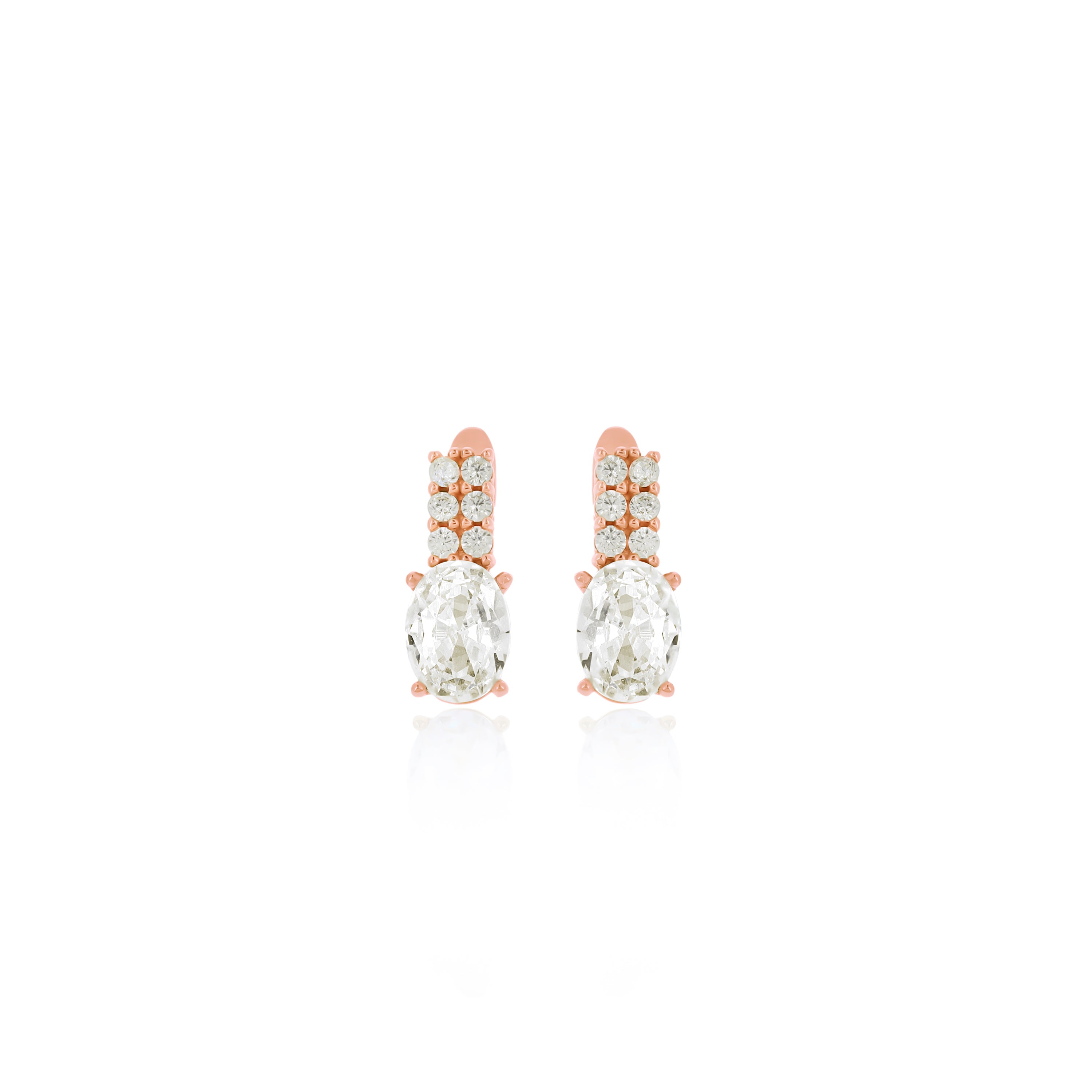 Women Personalized Sterling Silver Birthstone Earrings- ER19