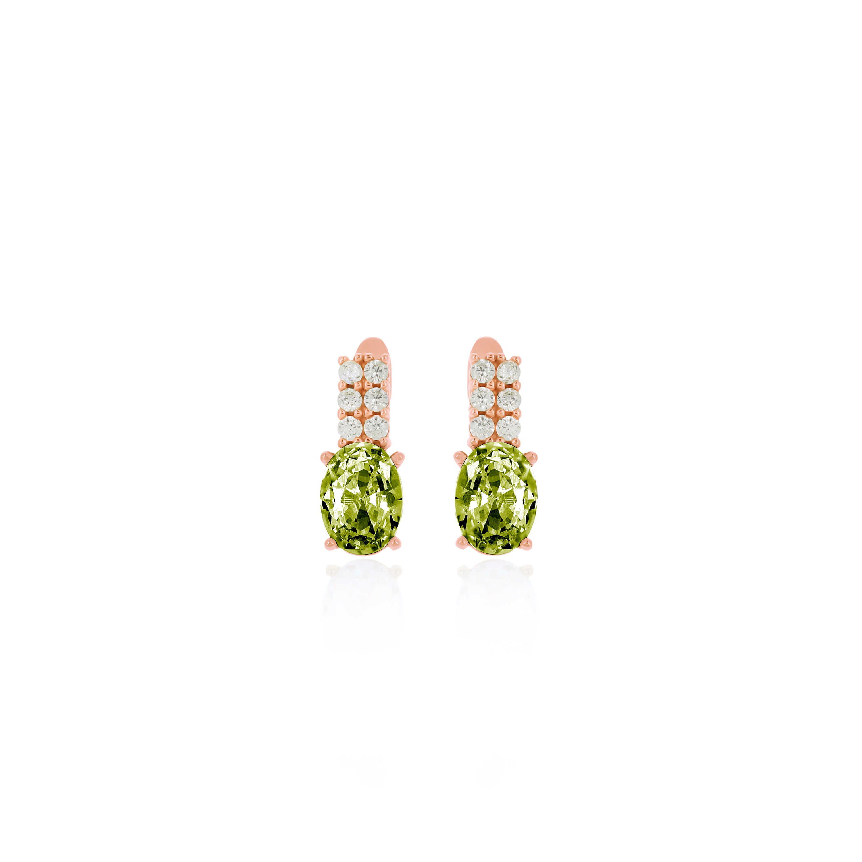 Women Personalized Sterling Silver Birthstone Earrings- ER19