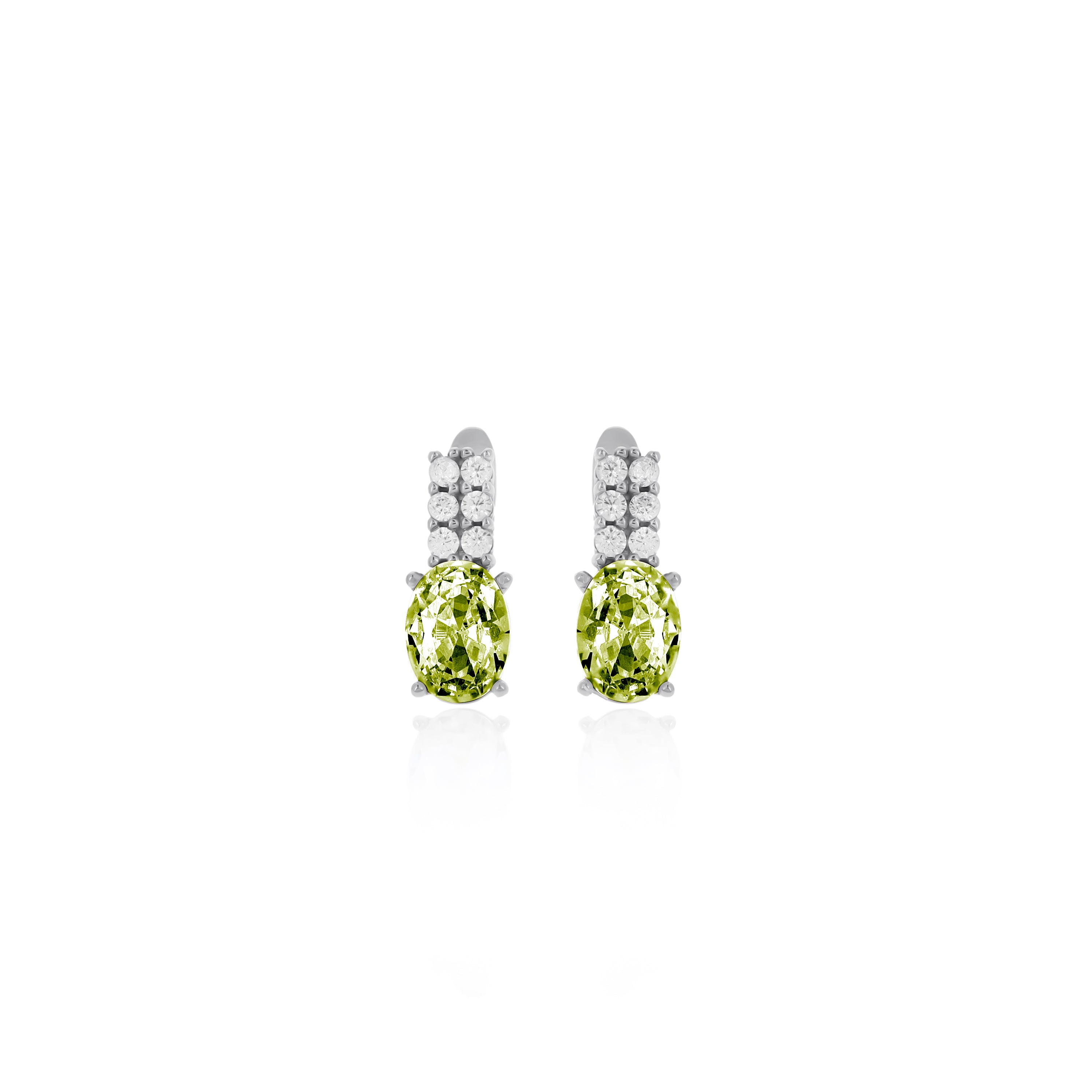 Women Personalized Sterling Silver Birthstone Earrings- ER19