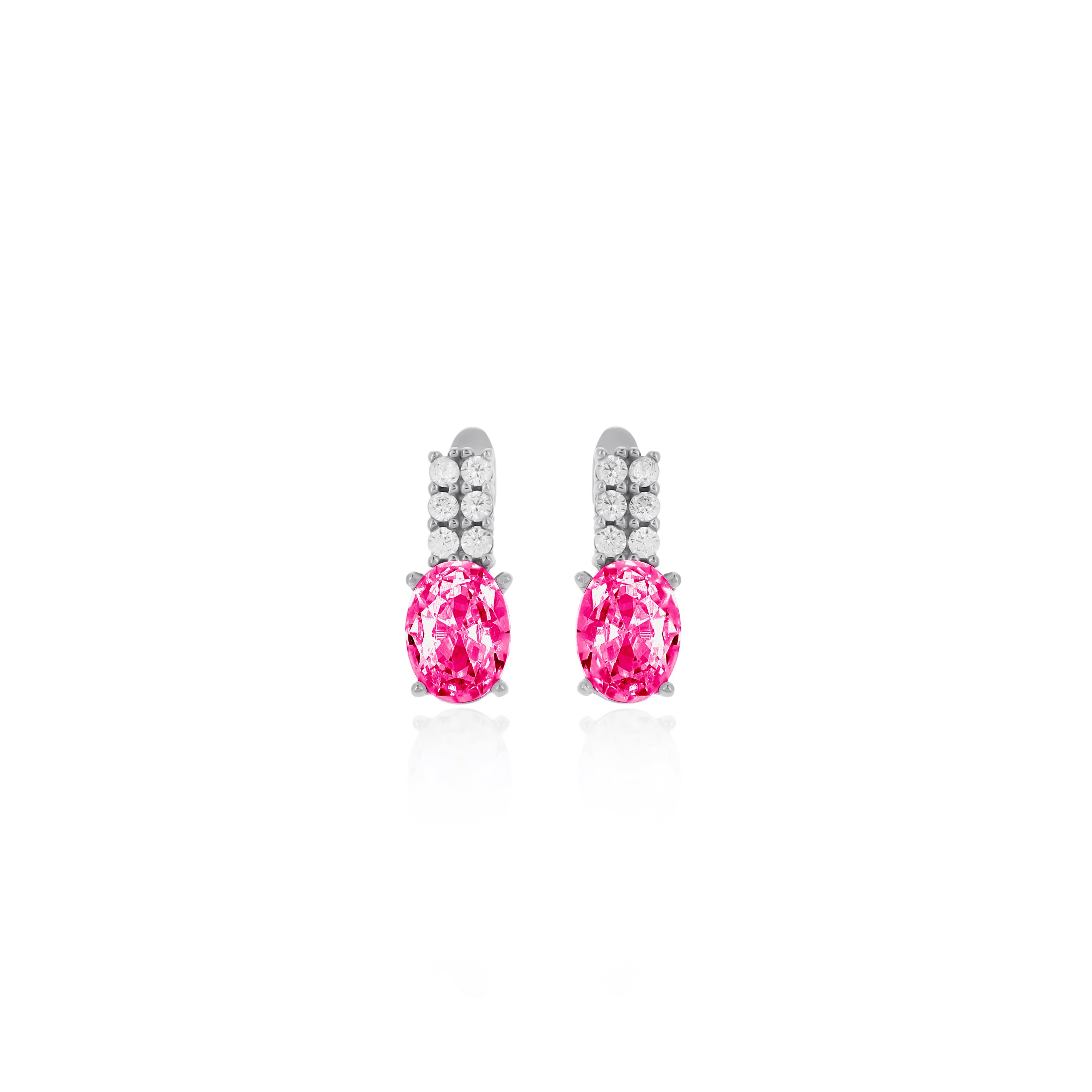 Women Personalized Sterling Silver Birthstone Earrings- ER19