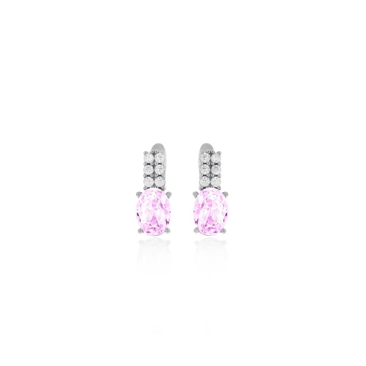Women Personalized Sterling Silver Birthstone Earrings- ER19
