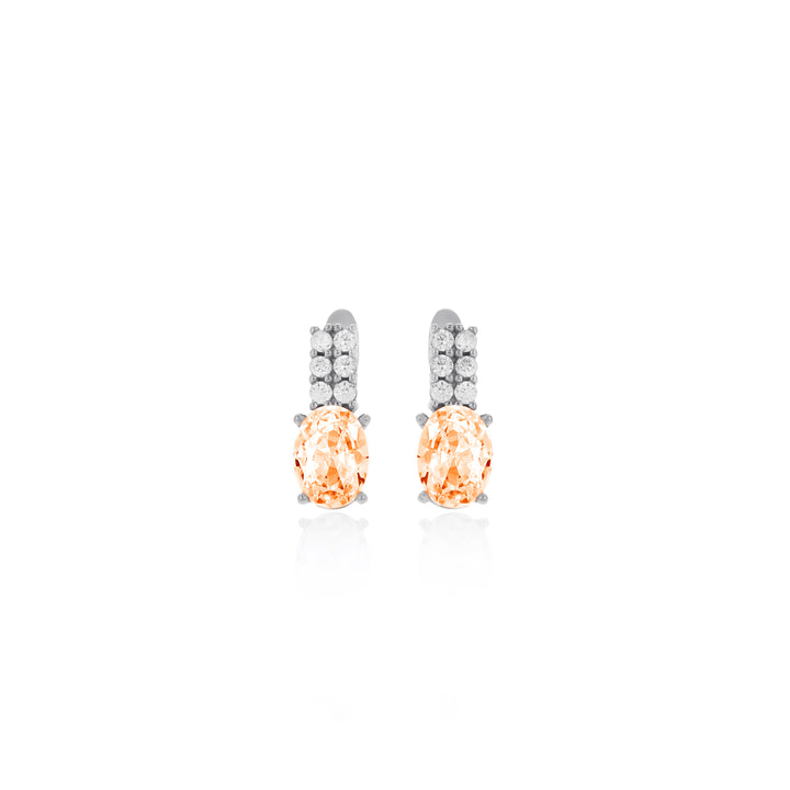 Women Personalized Sterling Silver Birthstone Earrings- ER19