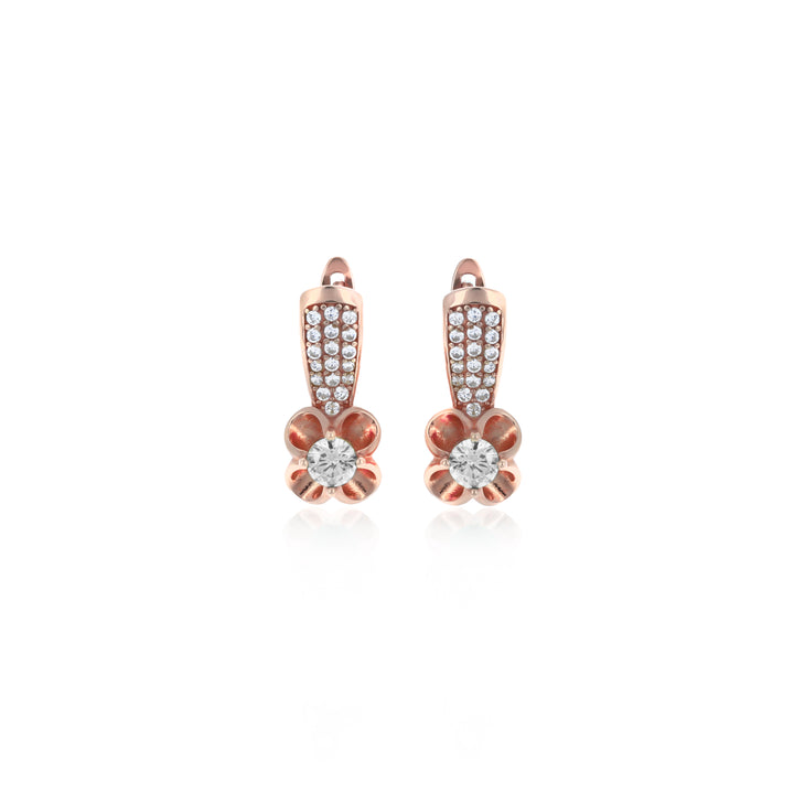 Dangle Flower Birthstone Earrings- ER26