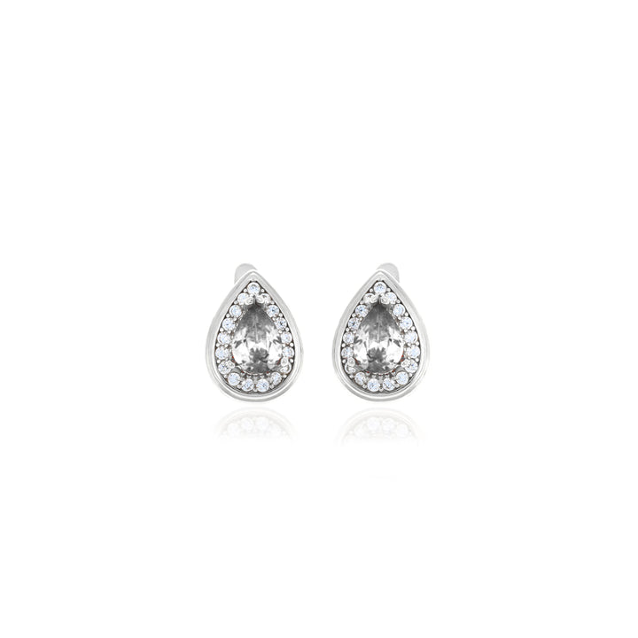 Drop shaped birthstone earrings- ER2