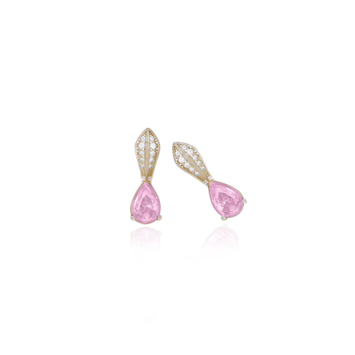 Sterling Silver Teardrop Birthstone Drop Earrings
