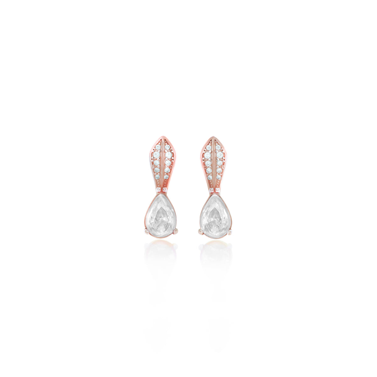 Sterling Silver Teardrop Birthstone Drop Earrings