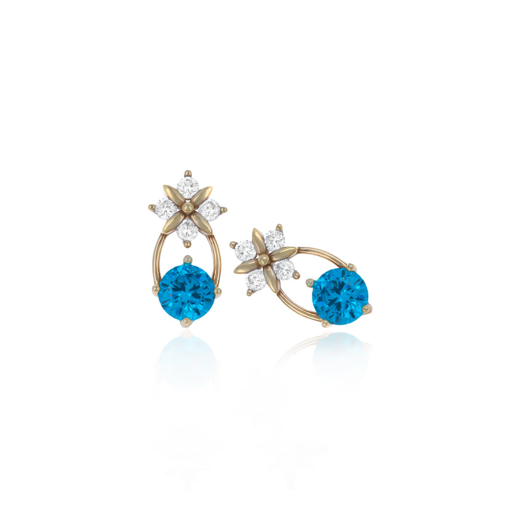 Dangle Birthstone earrings- ER3