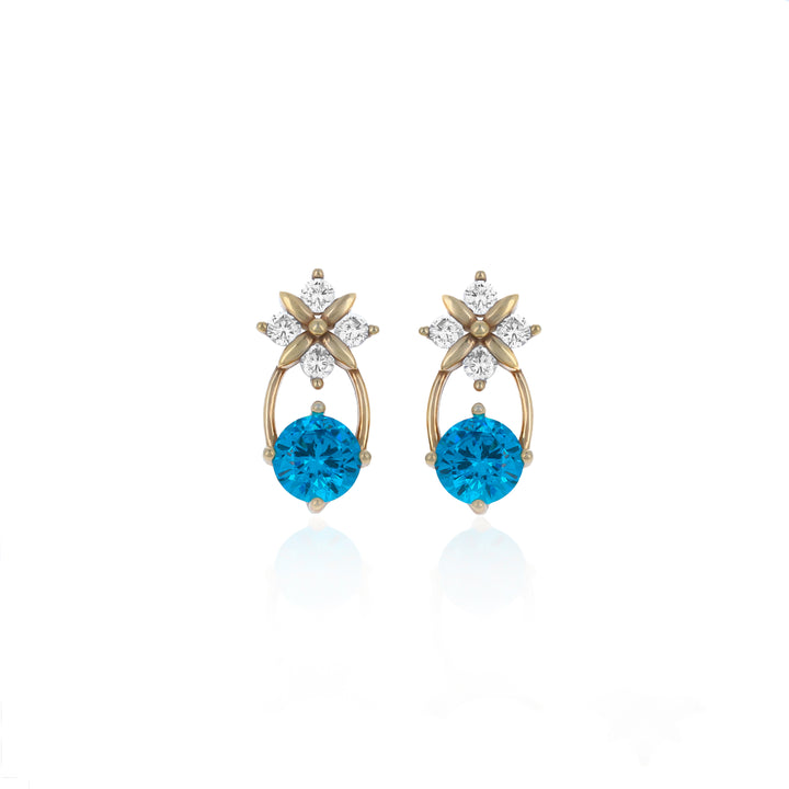 Dangle Birthstone earrings- ER3