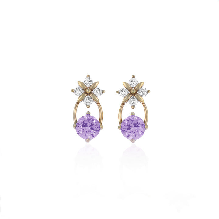 Dangle Birthstone earrings- ER3
