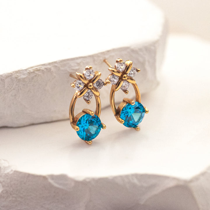 Dangle Birthstone earrings- ER3
