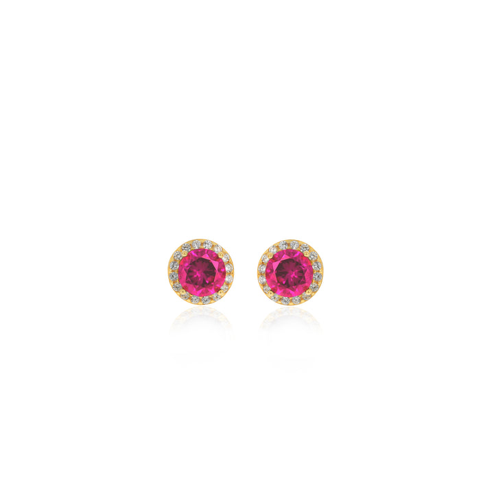 Birthstone Stud Earrings