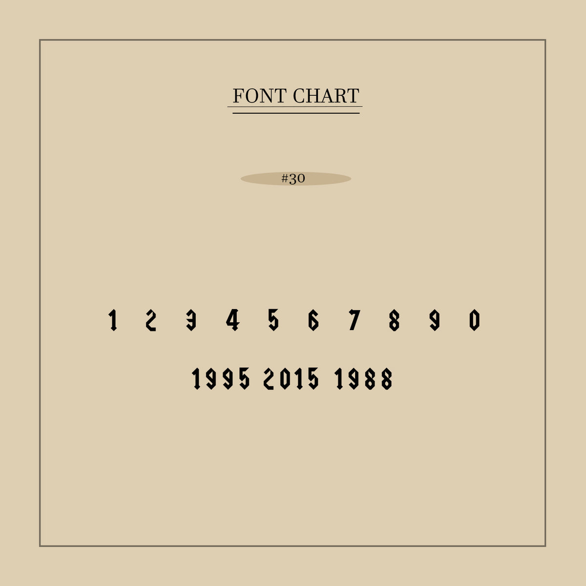 Year Necklace – Personalized 4 Digit Minimalist